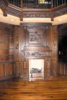 Library Fireplace