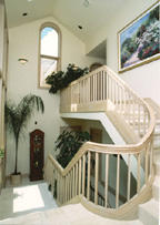 Maple Curved Staircase...