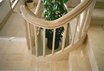 Maple Curved Staircase...